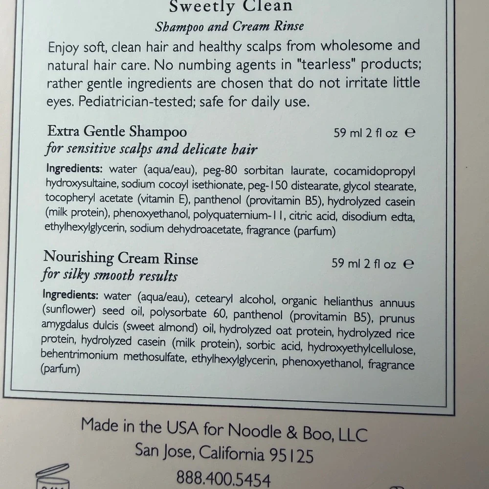 Noodle & Boo Gentle Hair Care Duo 2 gift sets